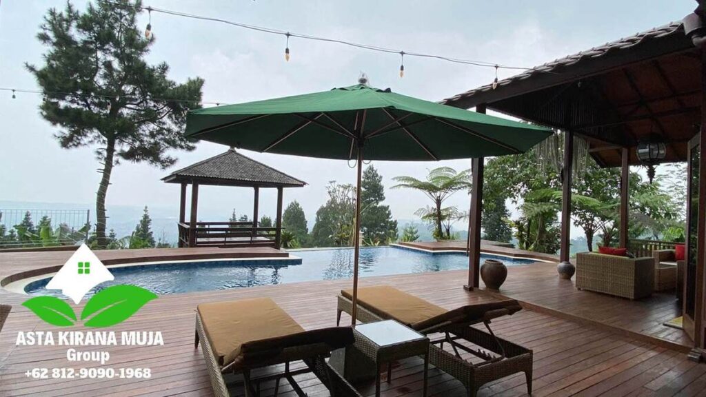 View Depan Kolam Villa Asta
