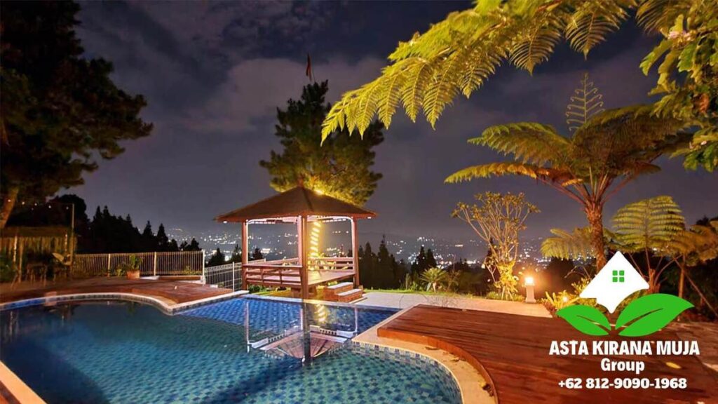 View Malam Kolam Renang Villa Asta