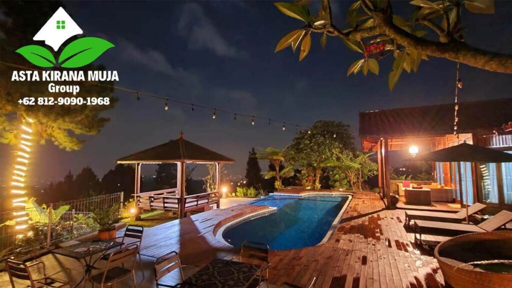 View Malam Kolam Renang Villa Asta 2